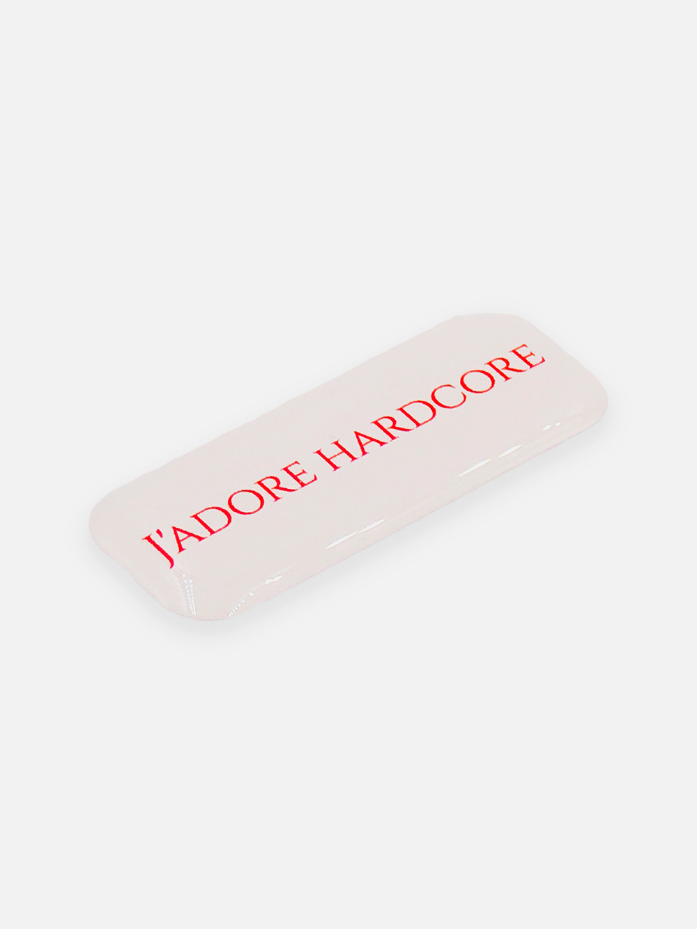 Стикер объемный «J'adore Hardcore»