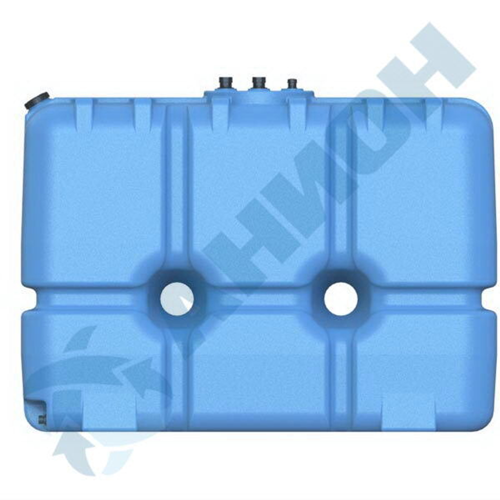 Емкость прямоугольная для дизельного топлива со сливом Анион 2000 л. прямоугольная (2160x750x1600см;синий) - арт.559441
