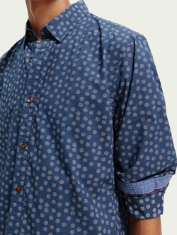 Рубашка Scotch&Soda Slim printed poplin 169051/0218