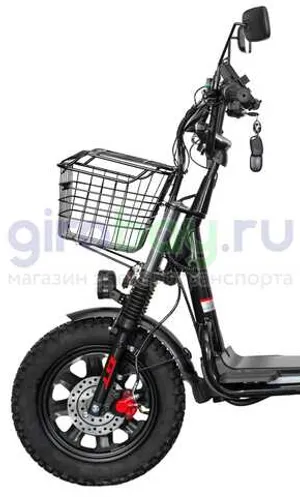 Электроскутер GT U3 1000W (60V/30Ah) железофосфат - Черный фото №10