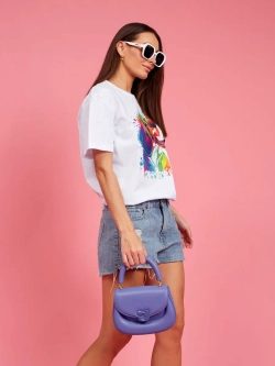 Футболка оверсайз с принтом собакой Бигль Корги Хаски