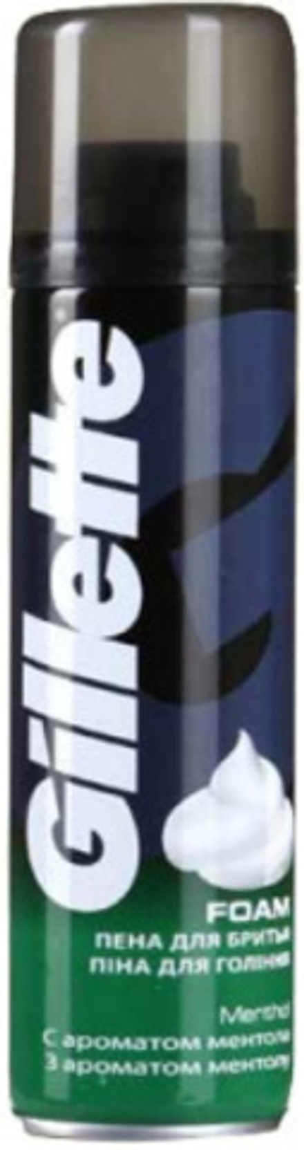 Gillette Пена для бритья с ароматом ментола 200мл