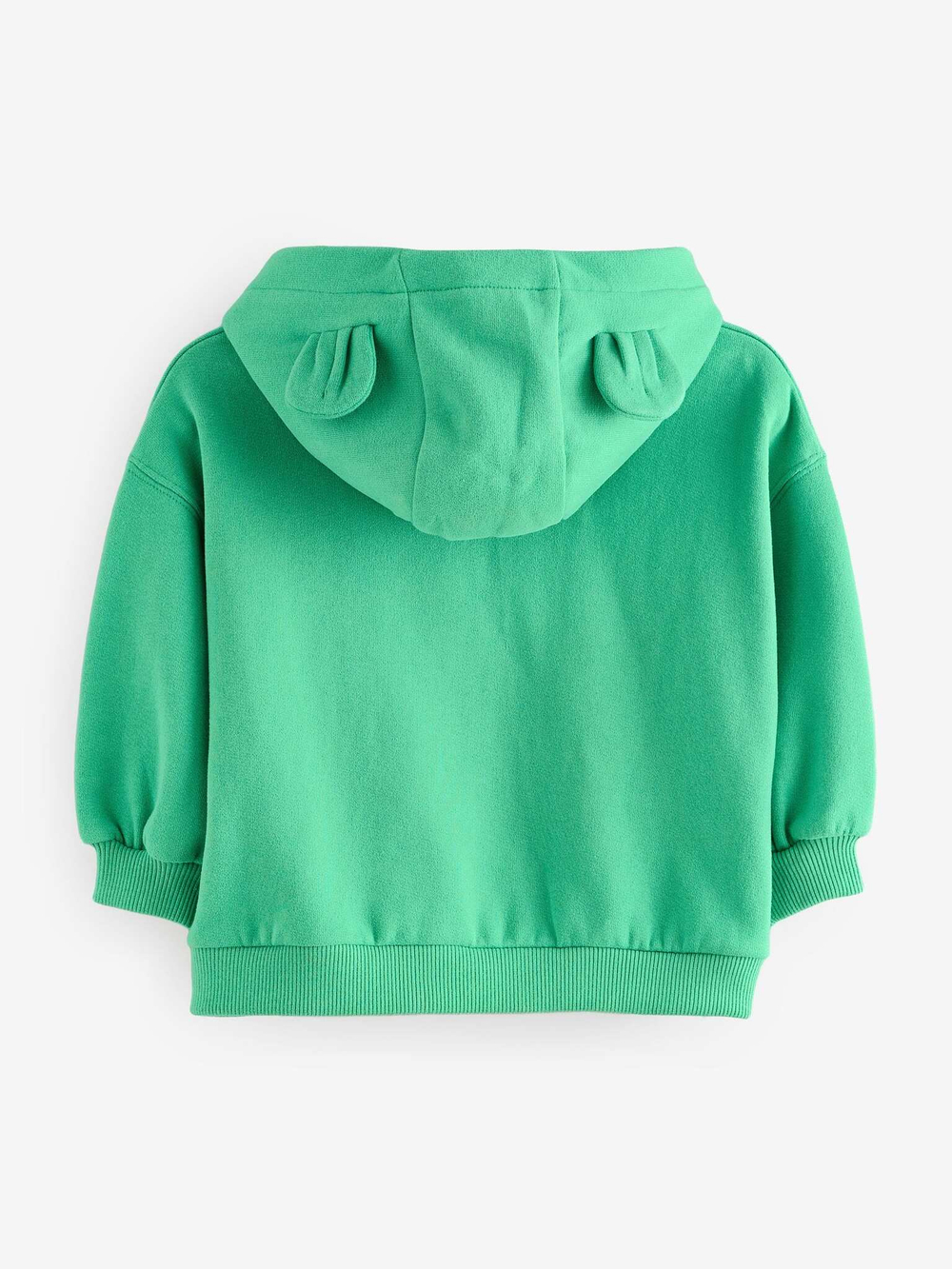 Толстовка с капюшоном на молнии для девочки Next E29-215, Зеленый