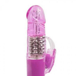 Женский вибромассажер "Climax Joy 3X Multi-Purpose Rabbit Vibe" с клиторальным кроликом (Цвет: фиолетовый)