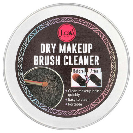 J.Cat Beauty, средство для сухого макияжа кистей, 1 шт.