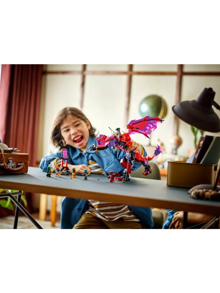 Конструктор NINJAGO 71832 Дракон хаоса с Громовым Клыком
