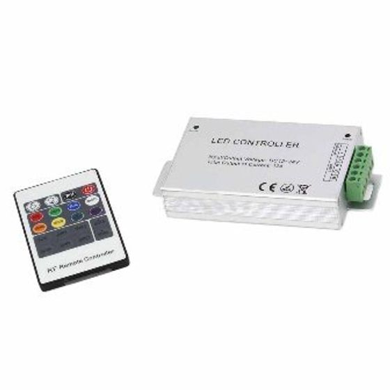 Контроллер mini LED RGB радио с пультом 12/24 144/288
