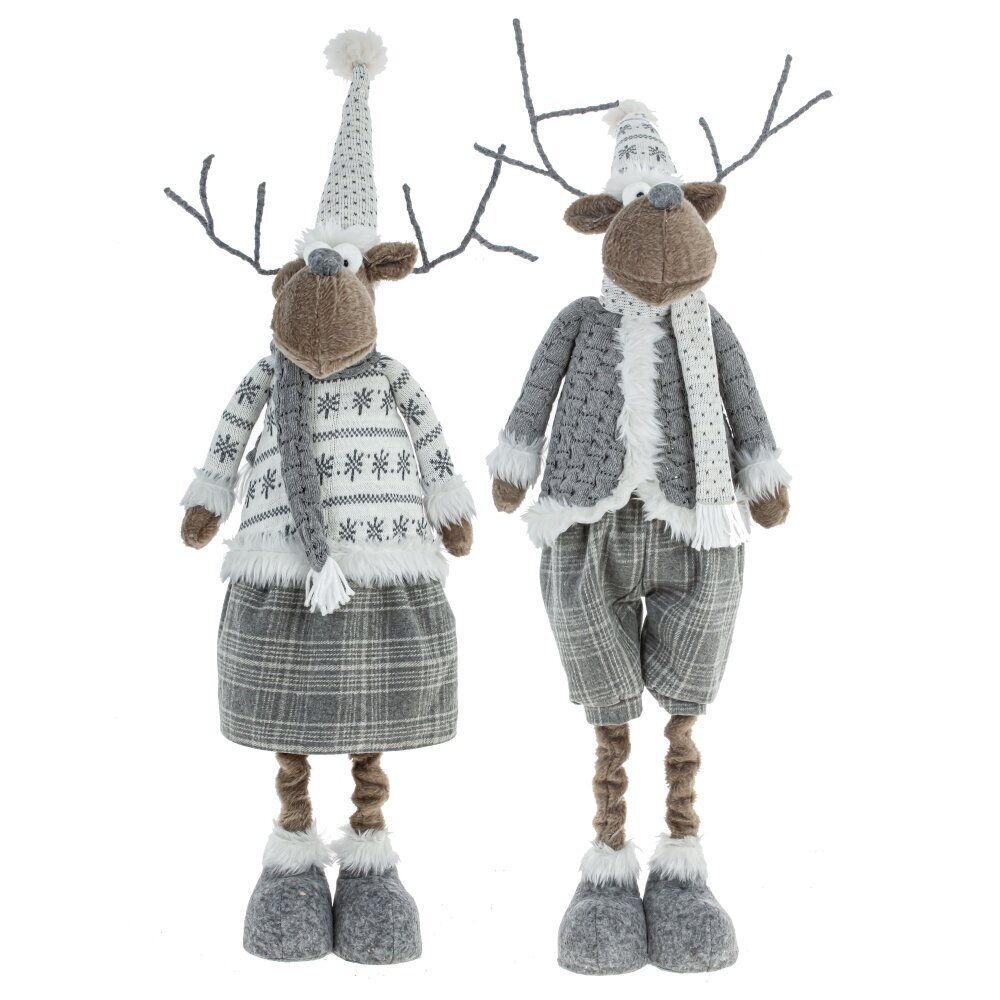 GAEM Игрушка набивная "Олень" (телескоп ноги), L49 W20 H116/45 см, 2в.