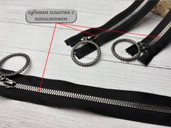 Набор молний ТРАКТОР круг т никель 80см+20см