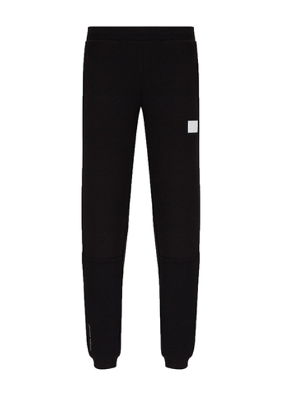 Мужские теннисные штаны EA7 Man Jersey Trouser - black