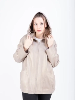 Куртка женская кожаная большие размеры