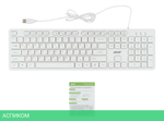 Клавиатура Acer OKW123 белый (ZL.KBDEE.00D)