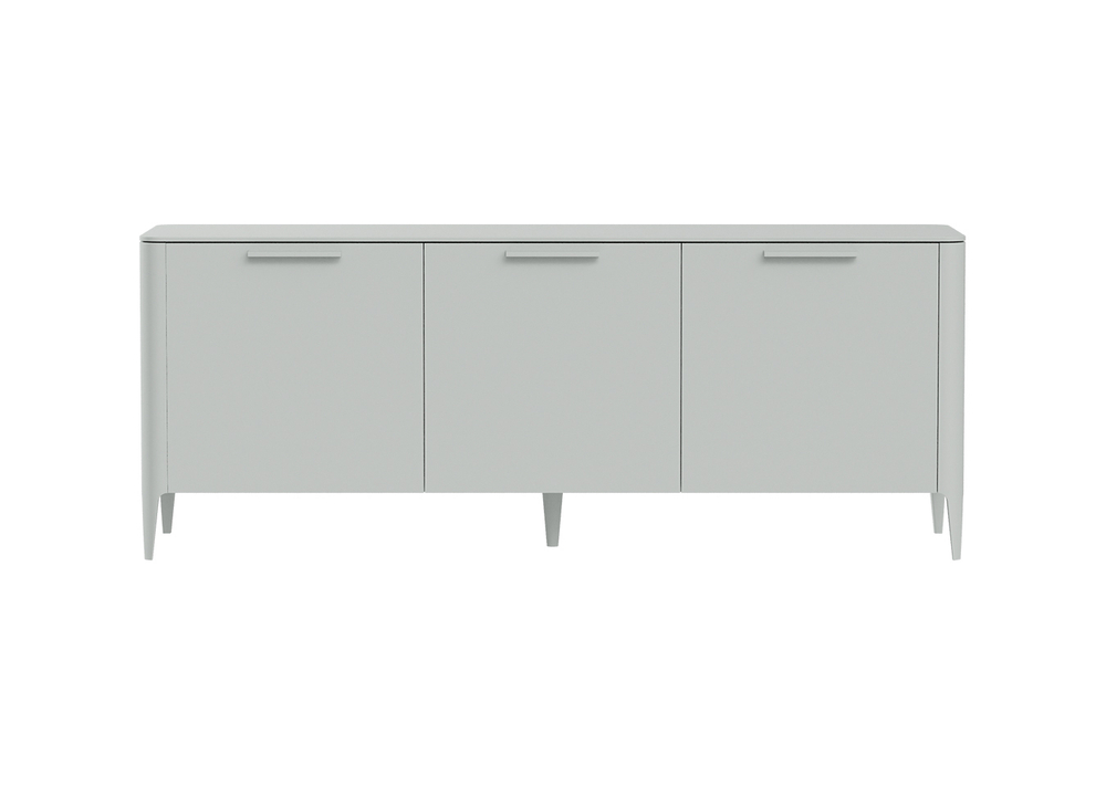 Тумба Type 3 двери ширина 180 см (светло-серый)