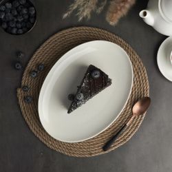 Блюдо овальное 25,7*18,8 см h2,2 см без борта Fine Plus Noble [3]