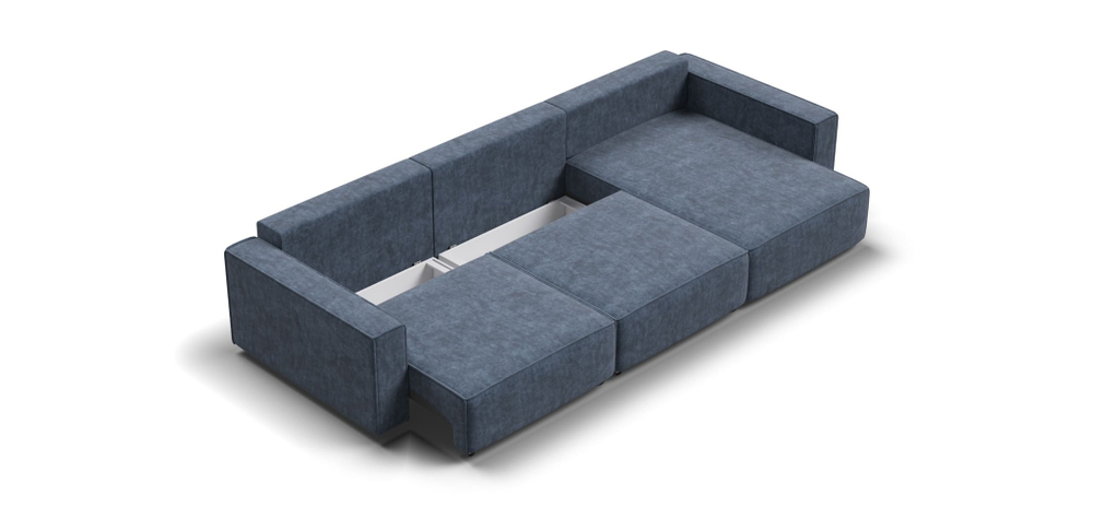 Угловой диван BOSS SOFT MODOOL MAX Велюр Royal топаз