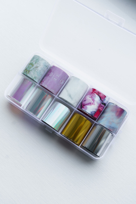 Дизайн "Набор фольга для маникюра", Swanky Stamping