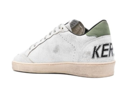 Мужские кеды Ball Star with silver Swarovski micro-crystal star and metallic silver leather heel tab