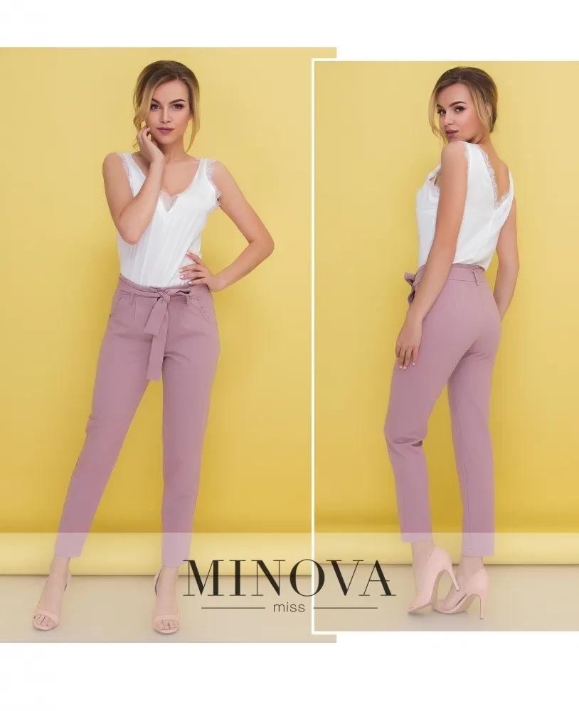 Брюки 1092-пудра Minova