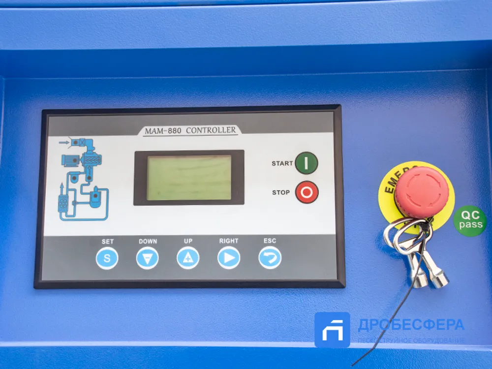 Винтовой компрессор KraftMachine KM30-8рВ-IP23-Hanbell