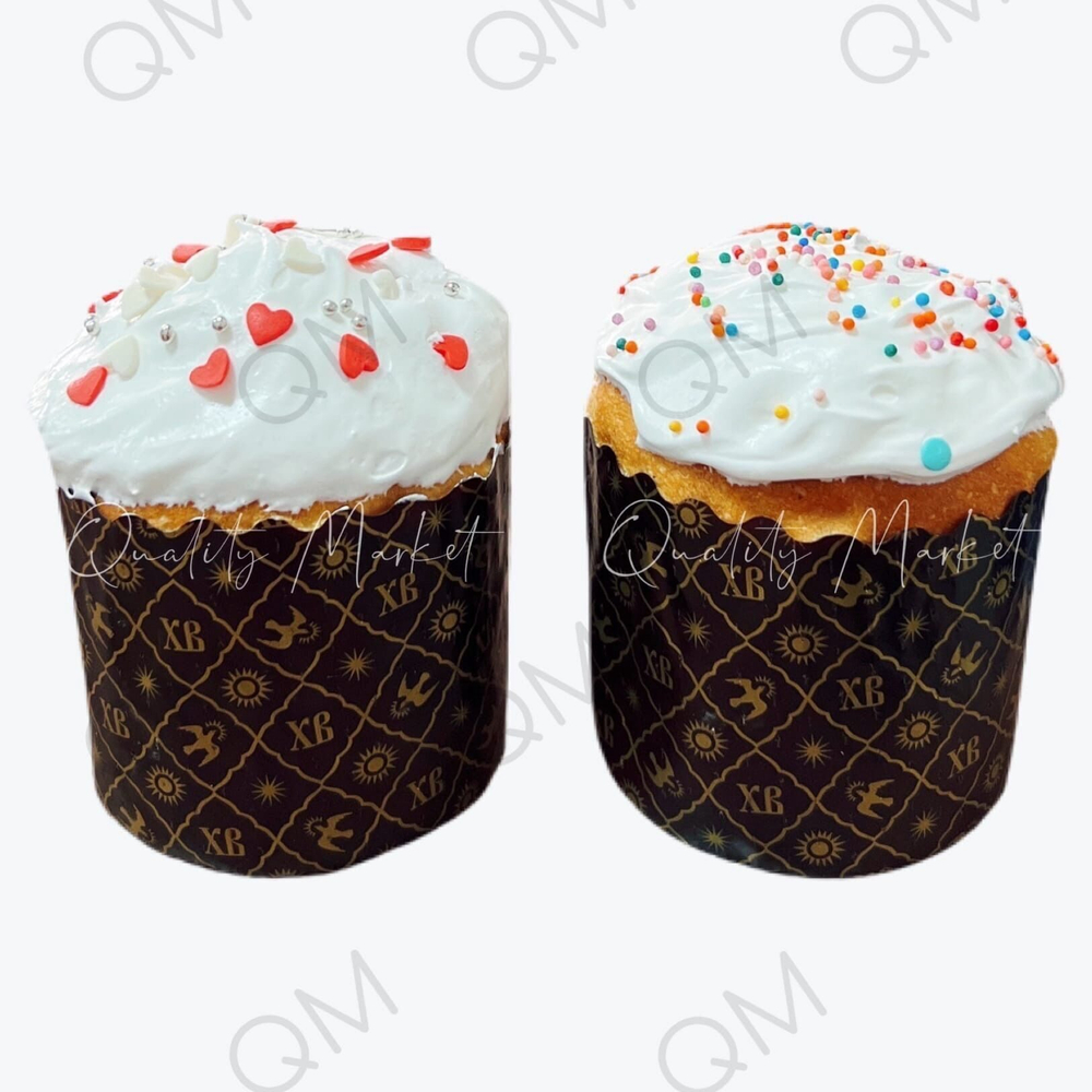 Форма бумажная под кулич 70/60 мм "ХВ" от 20 шт/1 упак