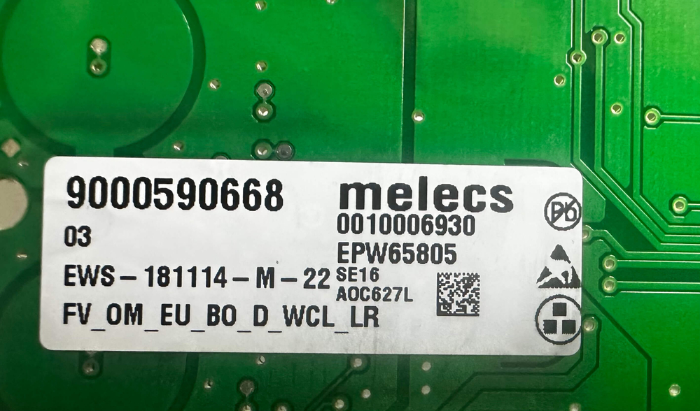 Модуль индикации EPW65805 стиральной машины Bosch 9000590668