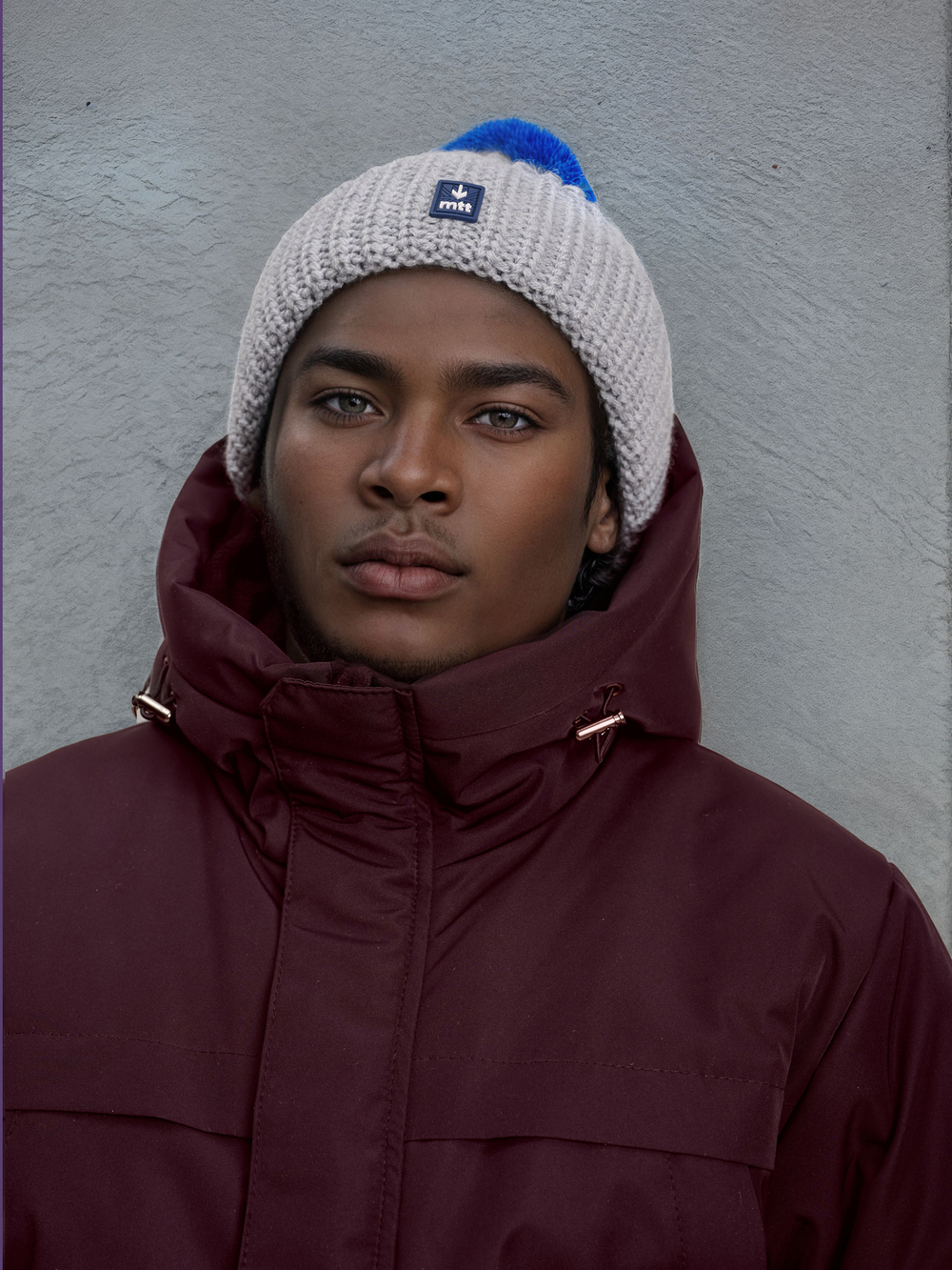 Парка мужская зимняя "Минимал" бордо