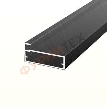 MZ13 Профиль фасадный 3м Черный браш A25