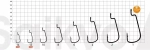 Микро-офсетный крючок BS-3324 (#10-#14) от SAIKYO (Сайкио)