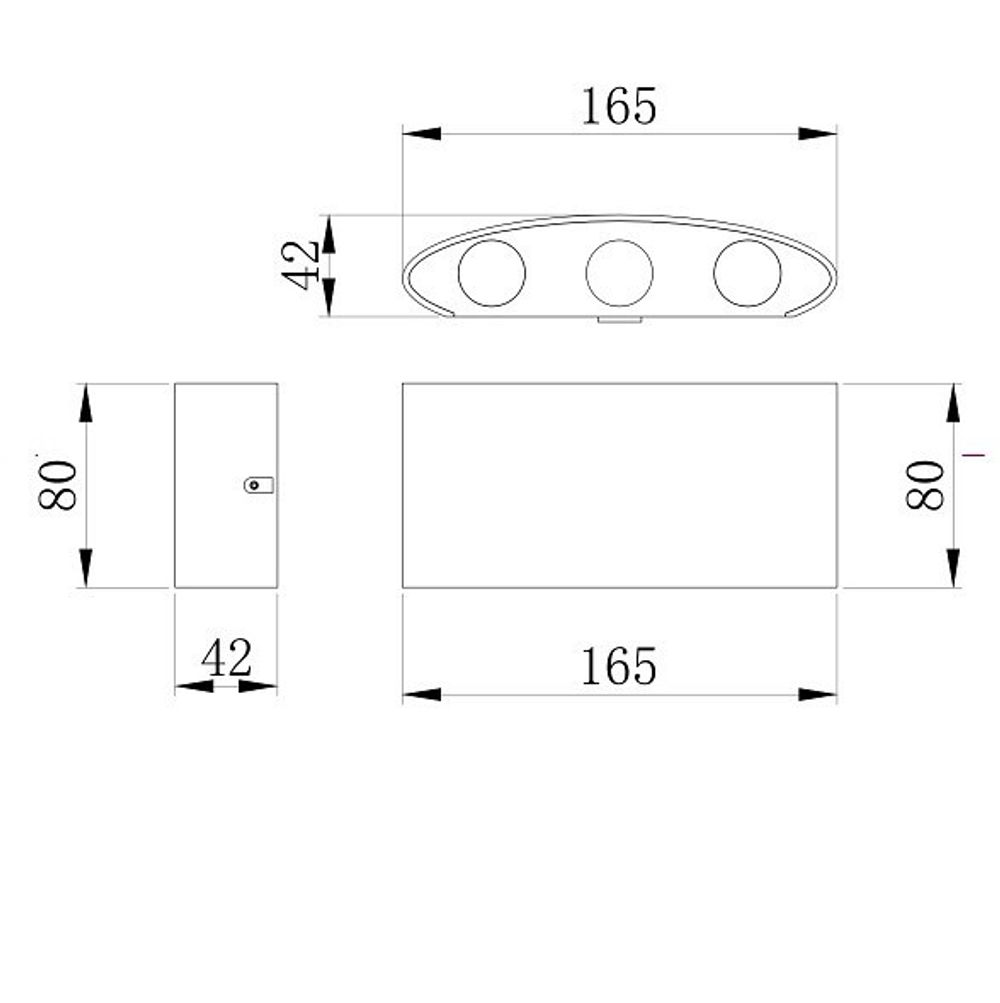 Накладной светильник Maytoni Strato O417WL-L6B3K