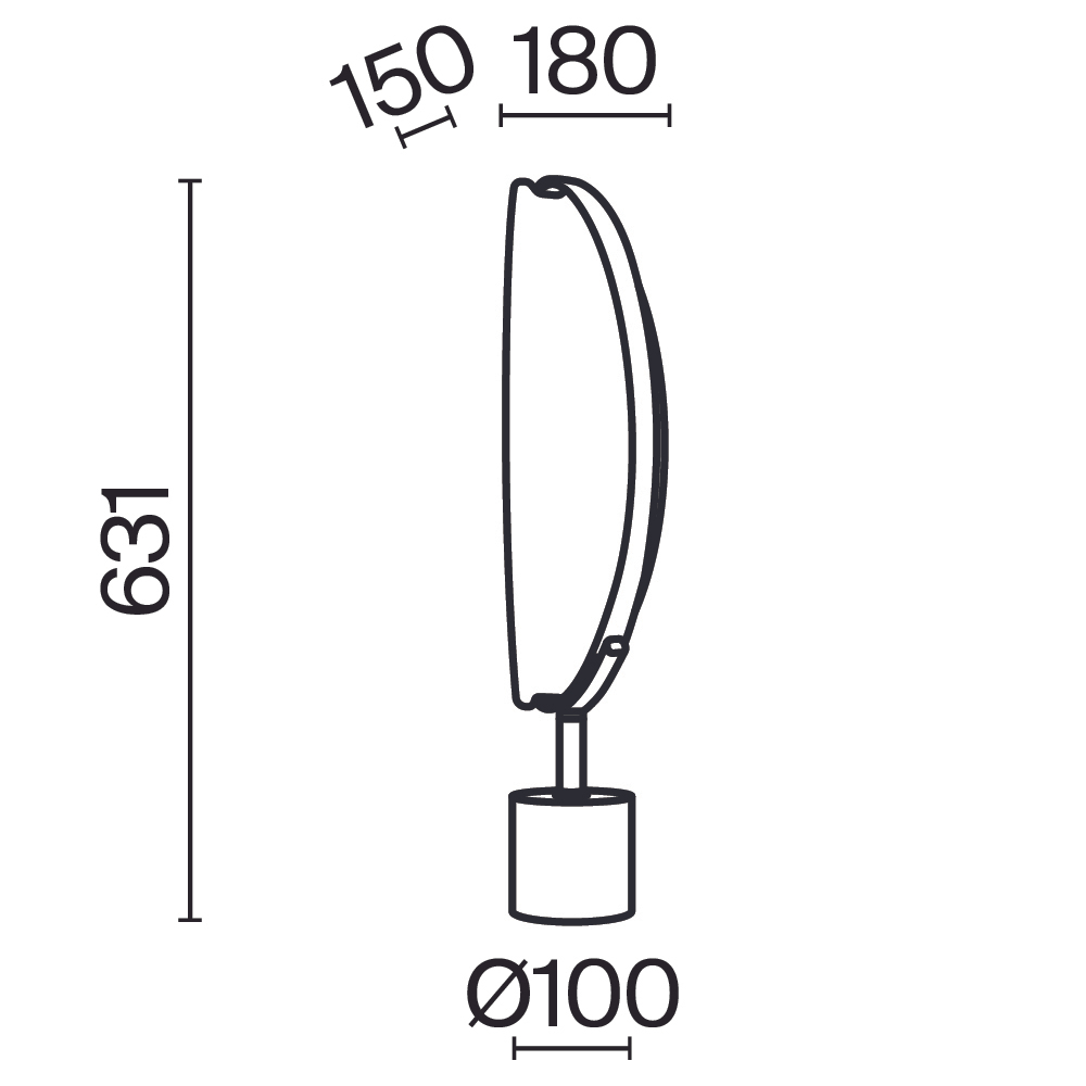 Настольный светильник Maytoni MOD281TL-L15BS3K