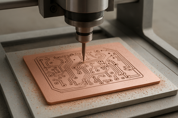 Изготовление печатных плат на фрезерном станке с ЧПУ Изготовление печатных плат на фрезерном станке с ЧПУ