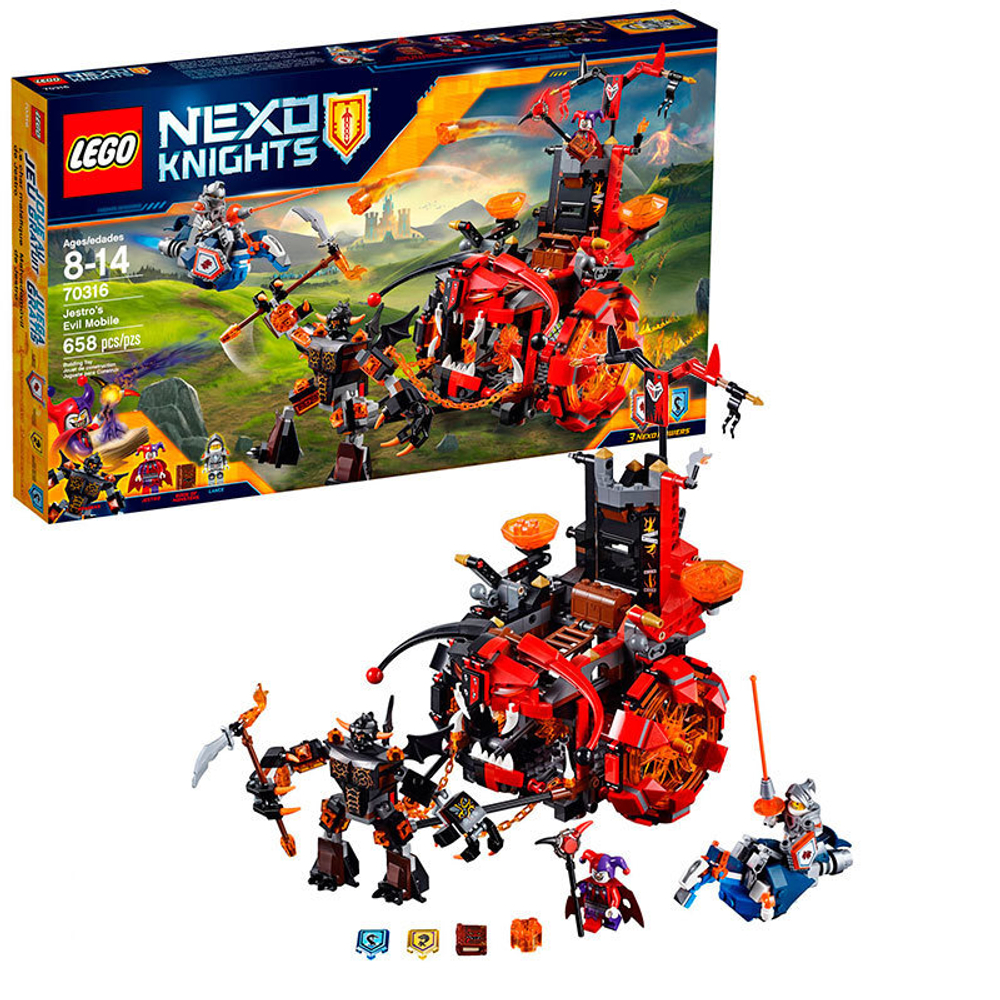 LEGO Nexo Knights: Джестро-мобиль 70316 — Jestro's Evil Mobile — Лего Рыцари Нексо