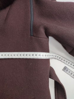 Пальто шерстяное с мехом 48-50 размер