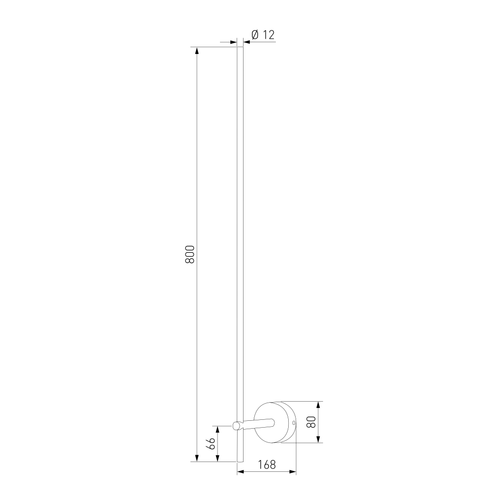 Светильник настенный светодиодный Fine LED 3000К 40132/LED черный жемчуг