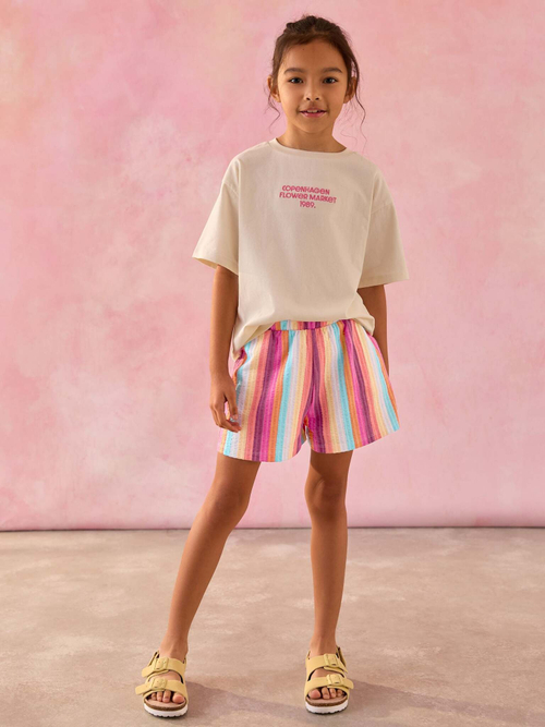 Шорты для девочки Next AT2-956, Бежевый, Розовый