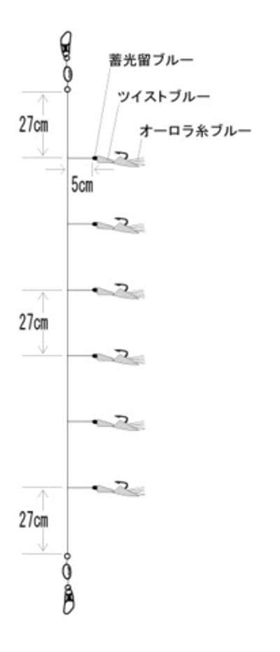 Снасть на корюшку Hayabusa HS553