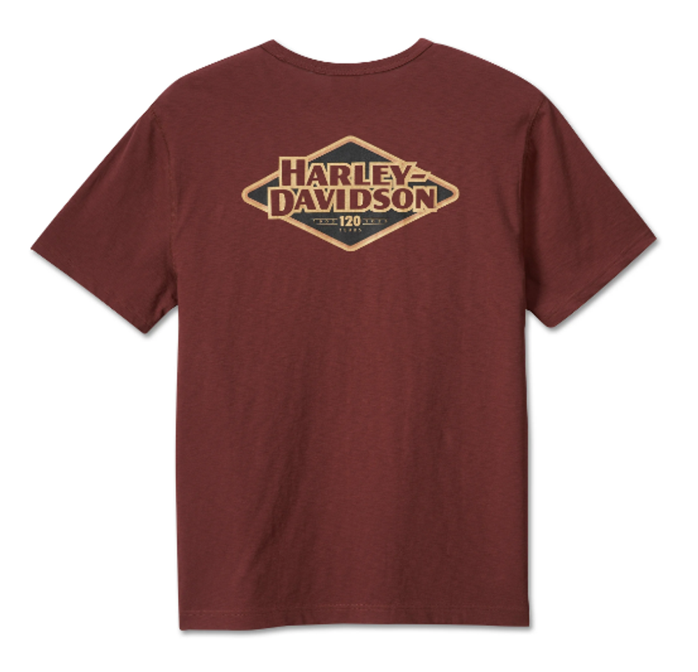 Футболка Pocket Tee Harley-Davidson 120th Anniversary