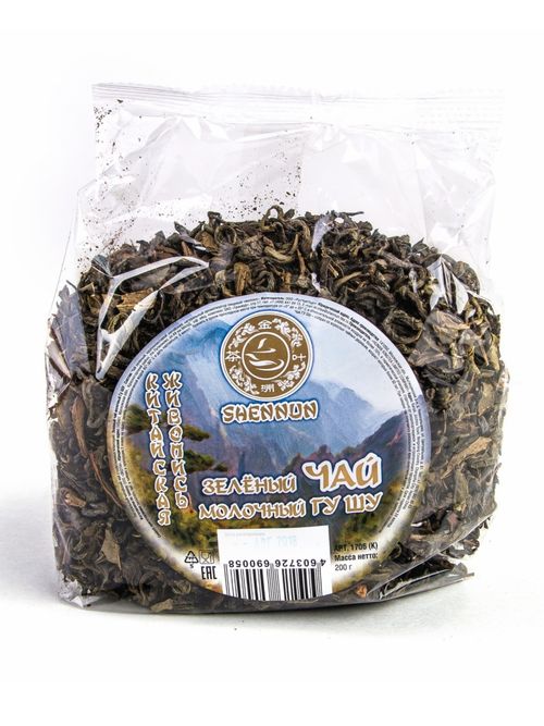 Чай зеленый Shennun Молочный Гу Шу 200 г