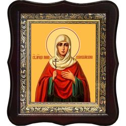 Анна Селевкийская (Персидская) Мученица. Икона на холсте.