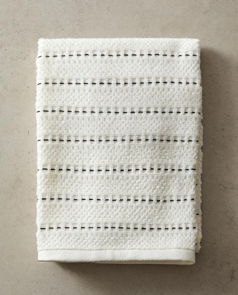 ZARA HOME МАХРОВОЕ КУХОННОЕ ПОЛОТЕНЦЕ, БЕЛЫЙ