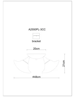 Потолочная люстра Arte Lamp AQUA