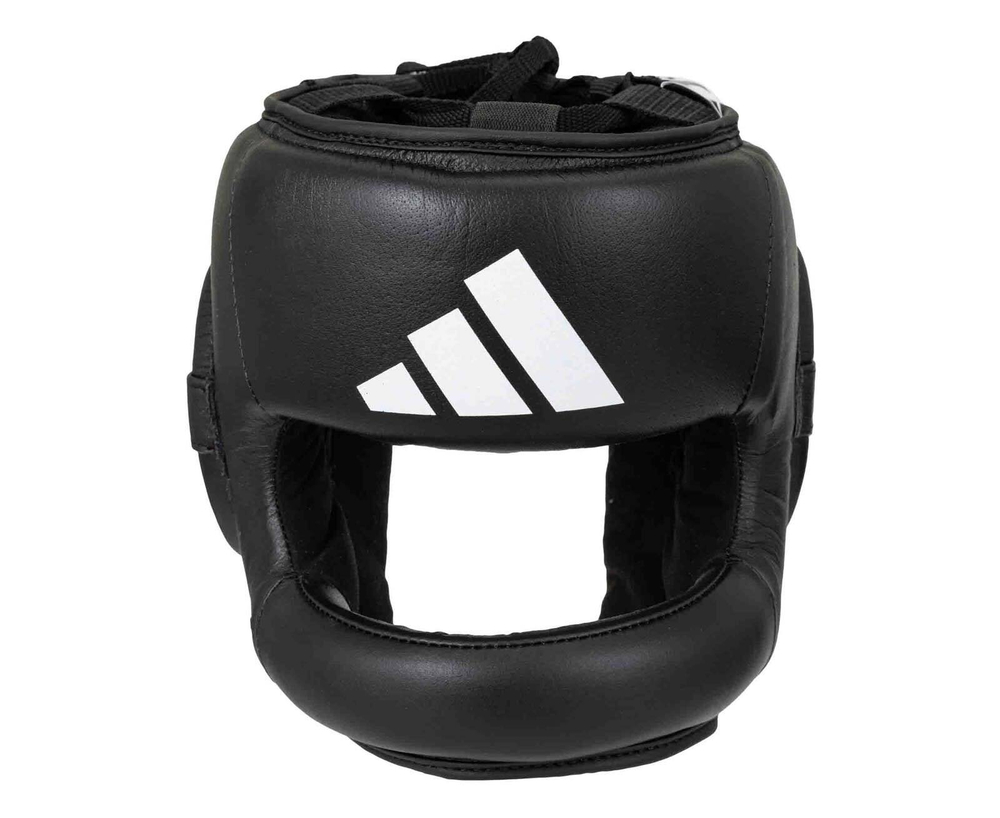 Шлем боксерский с бампером Pro Full Protection Boxing Headgear черный adiBHGF01