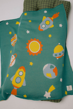 8060-192 Плед вязаный (космос)