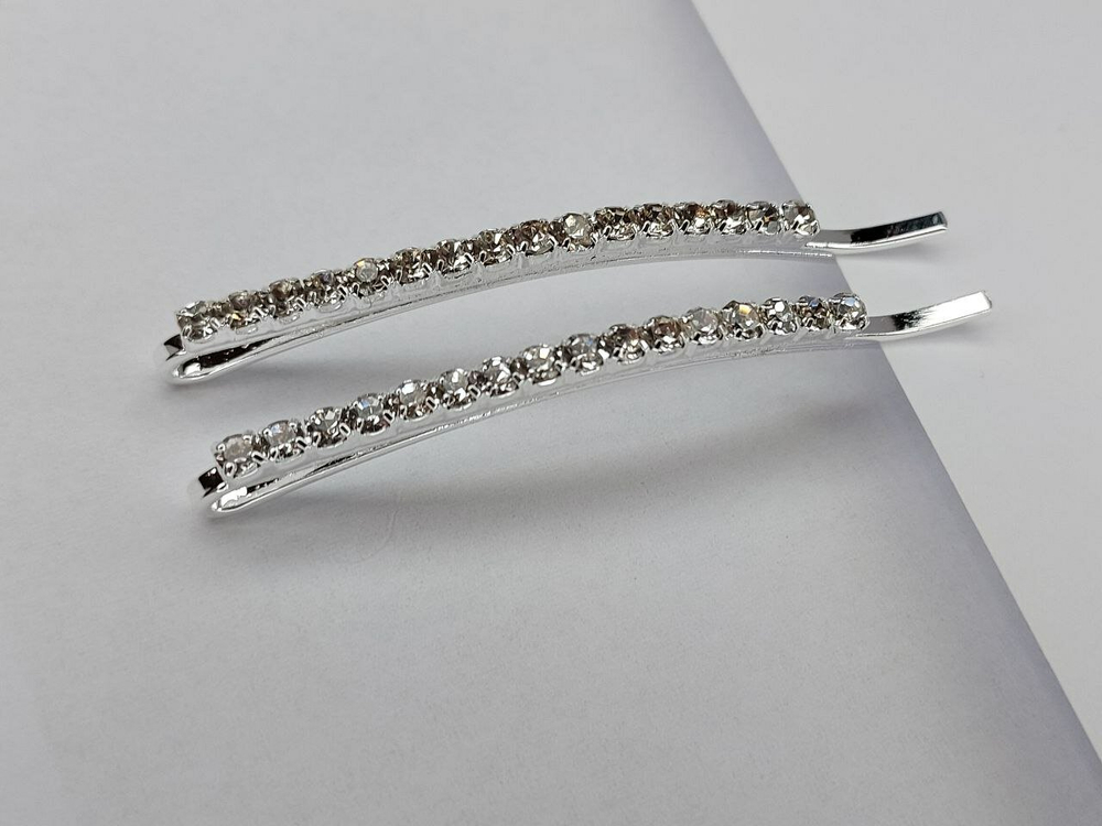 Заколки. Невидимка со стразами.