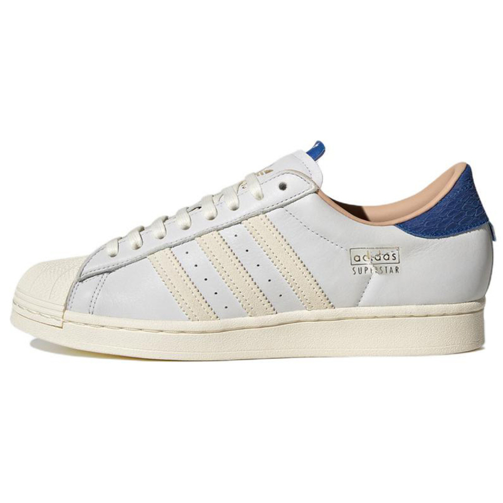Кроссовки Adidas Originals Superstar White Cream Blue