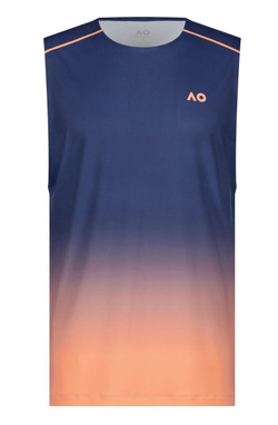 Мужская теннисная футболка Australian Open Performance Tank - pacific ombre