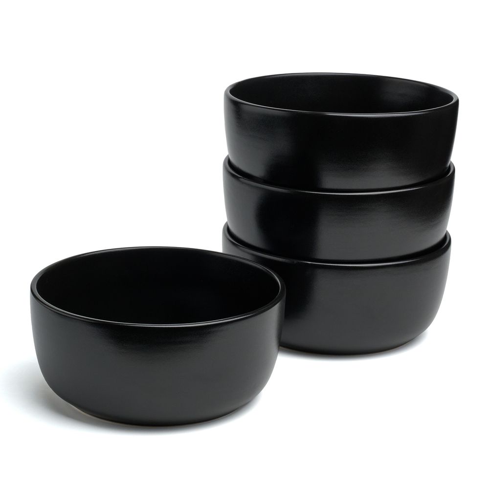 НАБОР САЛАТНИКОВ BRONCO "CHOICE BLACK" 15 СМ 4ШТ