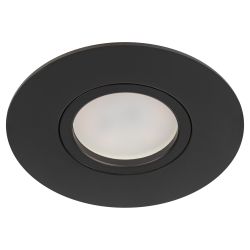 Встраиваемый светильник алюминиевый ЭРА KL83 BK SET 5 MR16/GU5.3 черный набор 5шт | Алюминиевые встраиваемые светильники