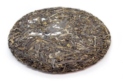 0436к Чай прессованный зеленый Пуэр Шэн "Цзинлун, Древние Деревья ИУ", ци цзы бин 357гр