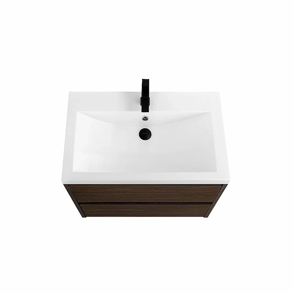 Тумба с раковиной Art&Max Family-M-580-2C-SO-BO/AM-LAV-580-MR-A Дуб бурбон